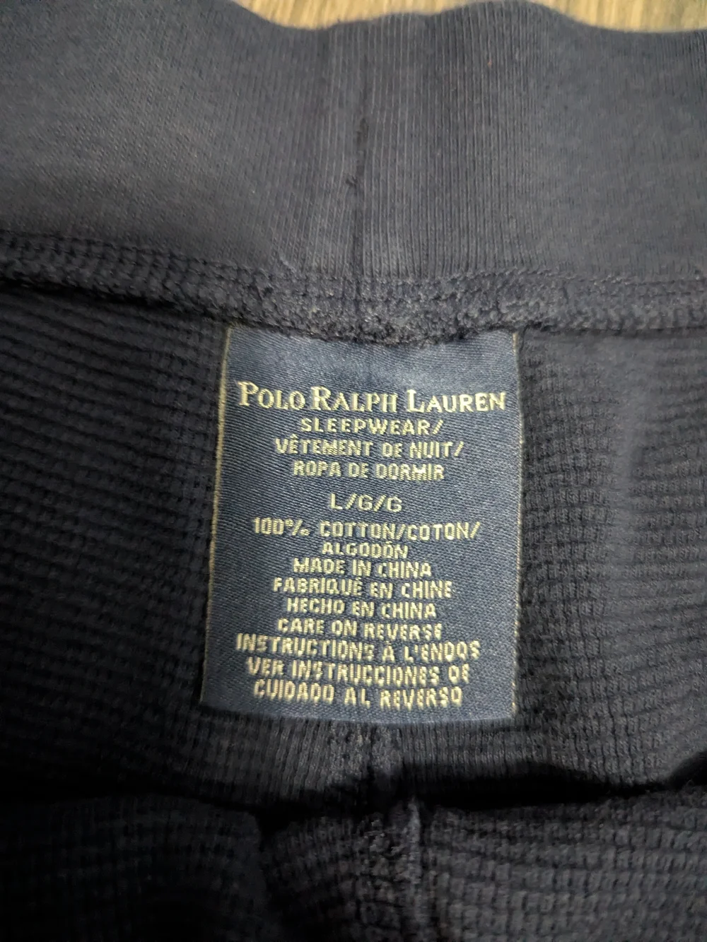 Polo by Ralph Lauren Navy Drawstring Pajama Bottoms